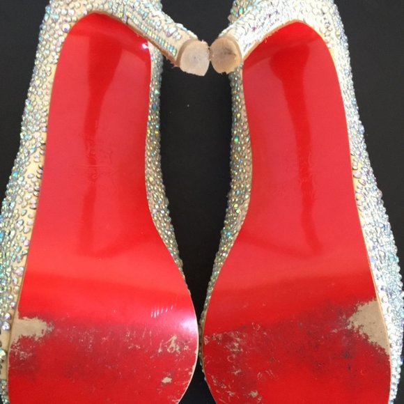 Christian Louboutin Daffodile Crystal Heels - Picture 11 of 14